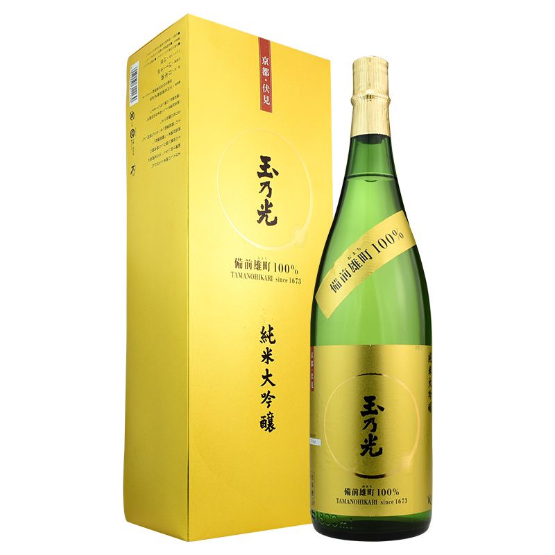 玉乃光纯米大吟酿清酒1.8L
