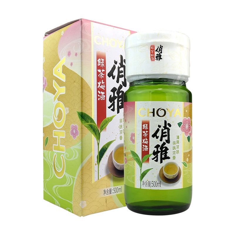 俏雅绿茶梅酒500ML